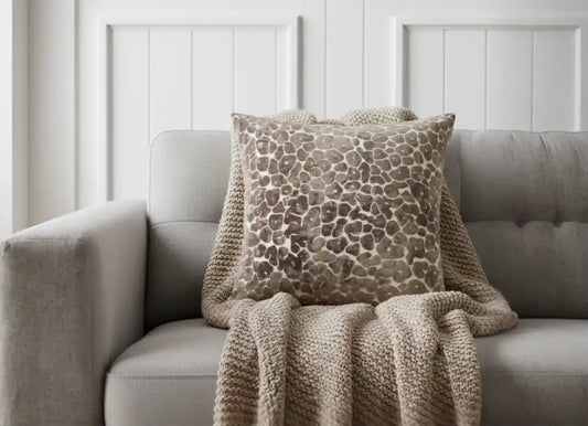 Paul Moneypenny Spoton Choc Large Cushion 56 x 56