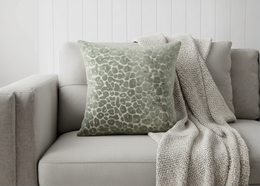 Chimes-Paul Moneypenny Spoton Sage Large Cushion 56 x 56