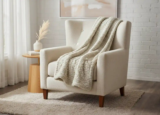 Chimes Camberwell Taupe Throw