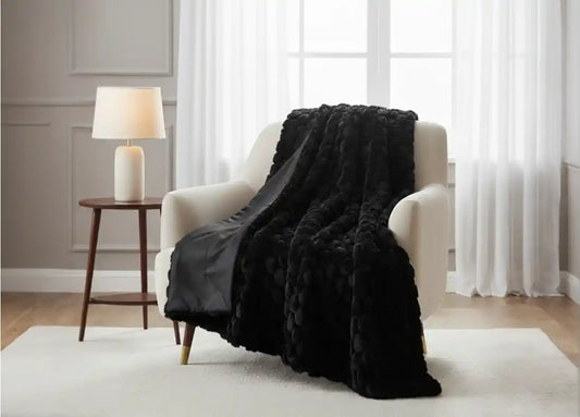 Paul Moneypenny Koochikoo Black Throw