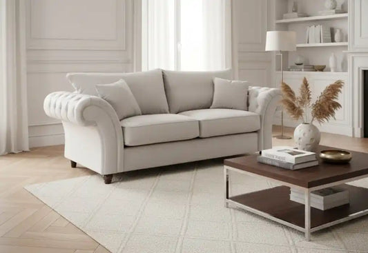 Chimes - Belvedere 3 seater sofa - Stone