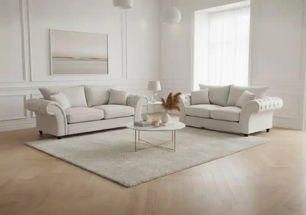 Chimes - Belvedere 2 and 3 seater sofa - Stone