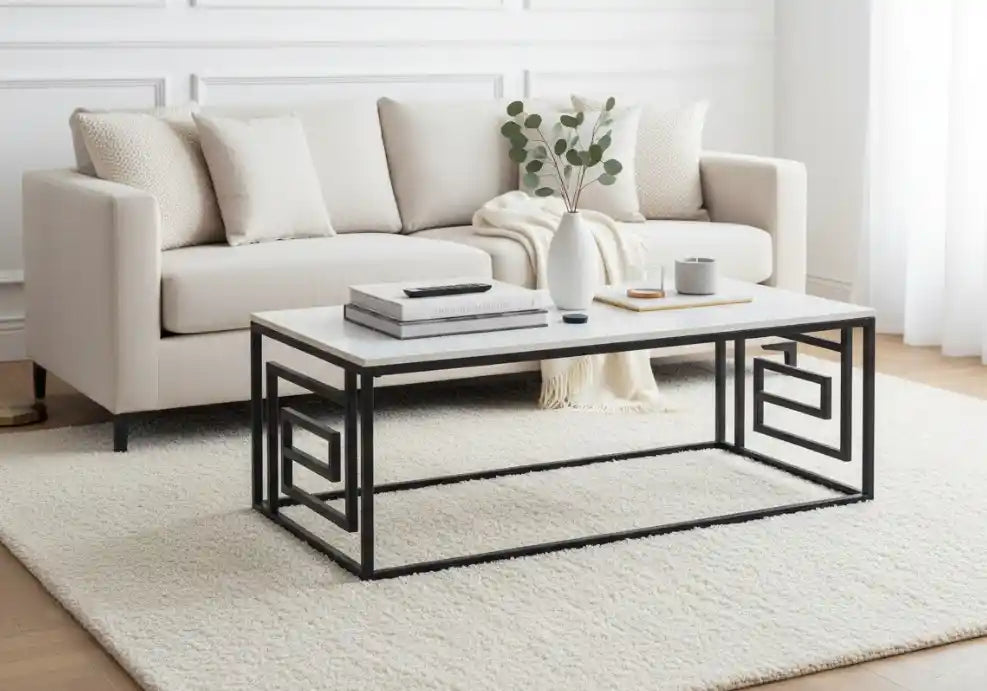 Hallie Black and Grey Coffee Table