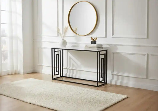 Hallie Black and Grey Console Table