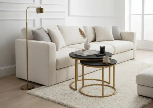 Violet Nest Of Two Round Tables