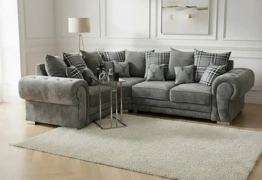 Barcelona Scatter Cushion  Corner Sofa (left hand - Ex Display)