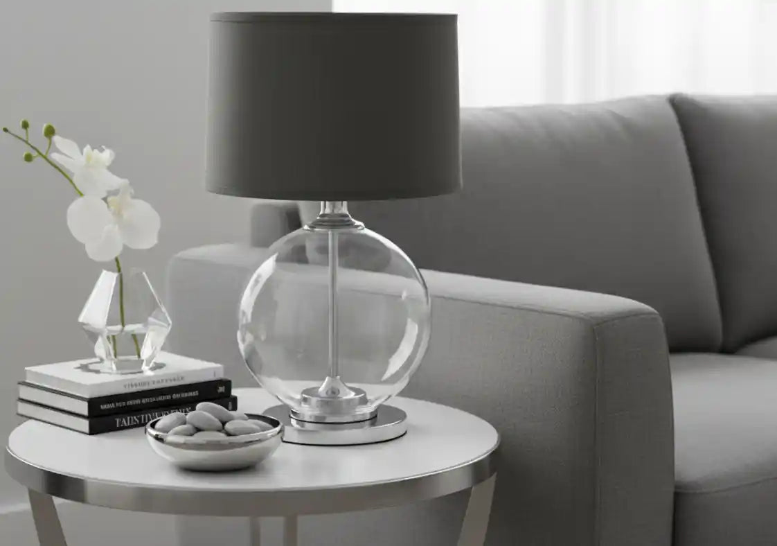 Chimes - Julius Grey Table Lamp