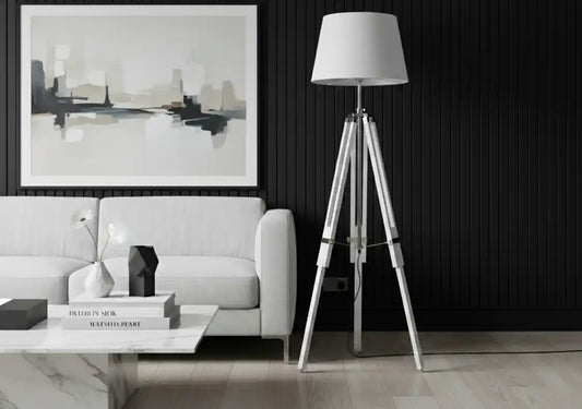 Chimes -Oliver White Floor Lamp