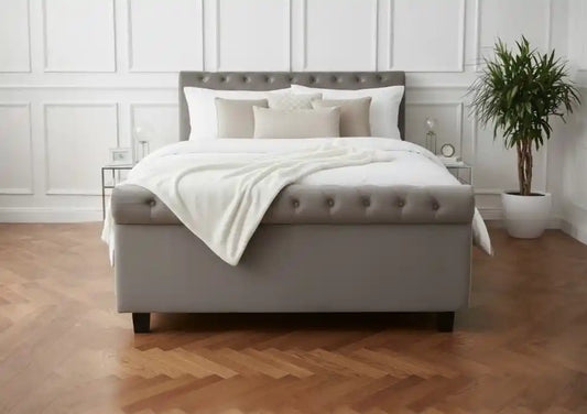 Chimes - Annabelle Steel Shade King Size Ottoman Bed