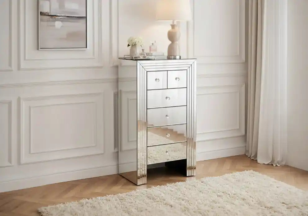Chimes - Allegra Mirrored Draw Chest