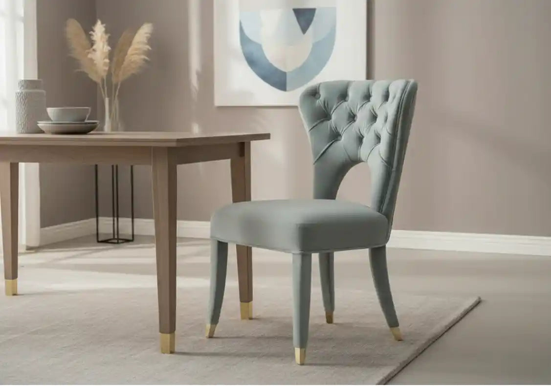 Chimes - Louis Blue Feature Chair