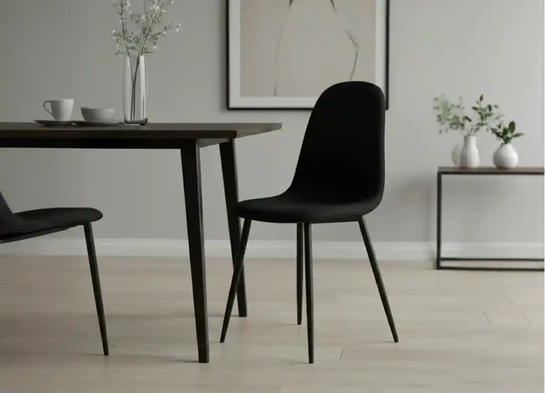 Sahara Black Fabric Dining Chair
