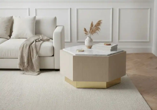Chimes - Lorenzo small white side table