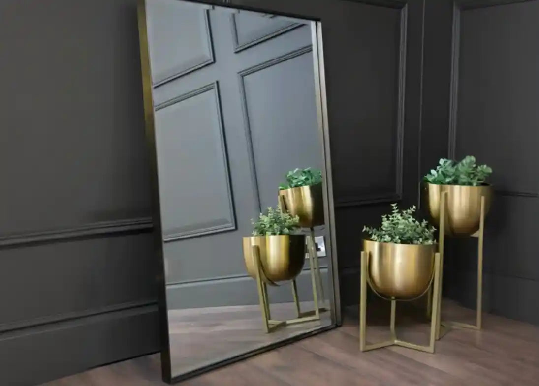 Brass Rectangle Mirror