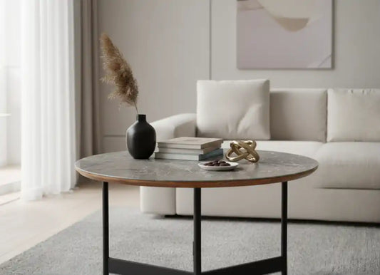 Qatar Coffee Table With Round Top