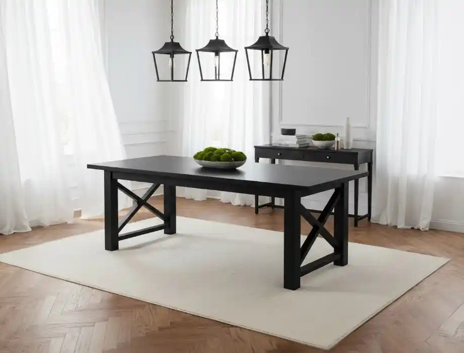 Laila Black Dining Table