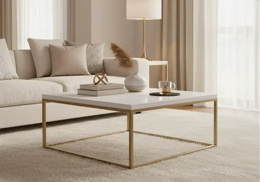 Gloss White Top Coffee Table