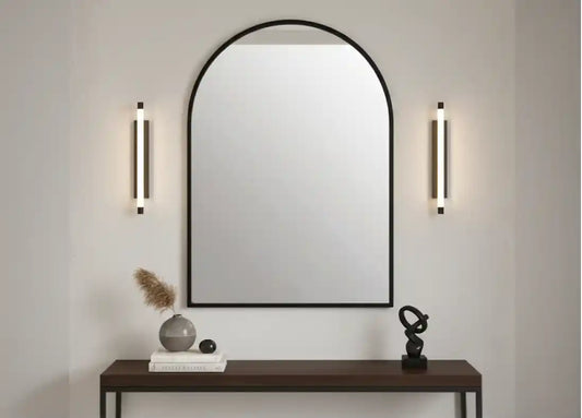 Isla Black Arch Mirror