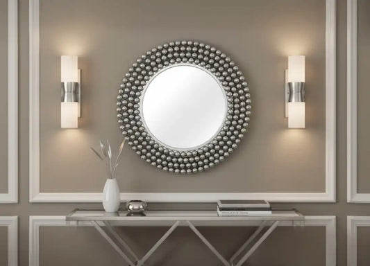 Chimes - Mya Wall Mirror - silver