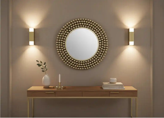 Chimes - Mya Wall Mirror - Gold