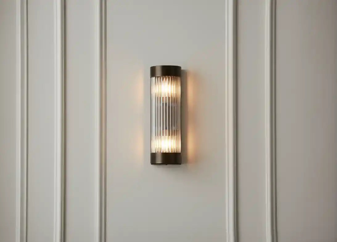 Narla Dark Brass Finish Wall Lamp