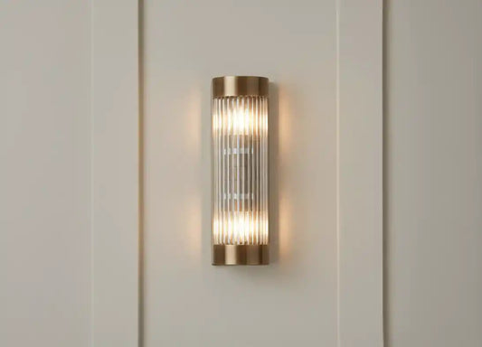 Narla Antique Brass Finish Wall Lamp