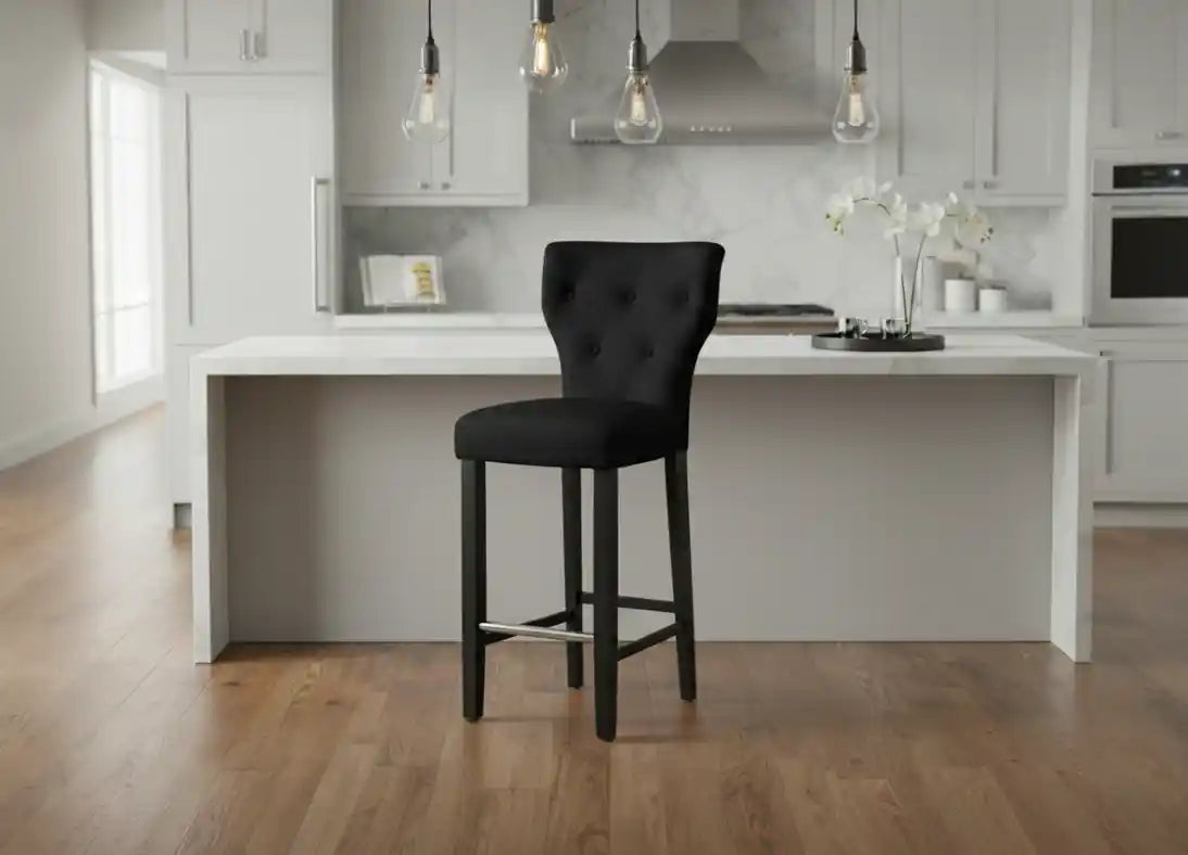 Chimes - Miami Black Bar Stool