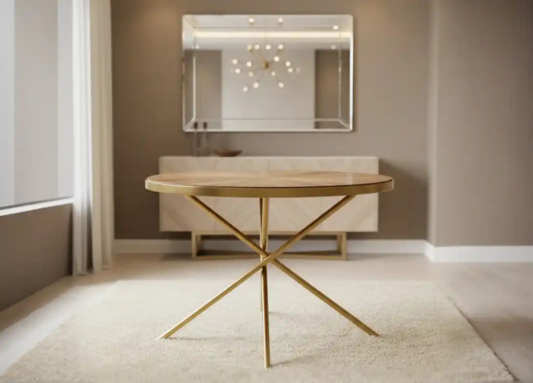 Janni Dining Table With Tied Frame