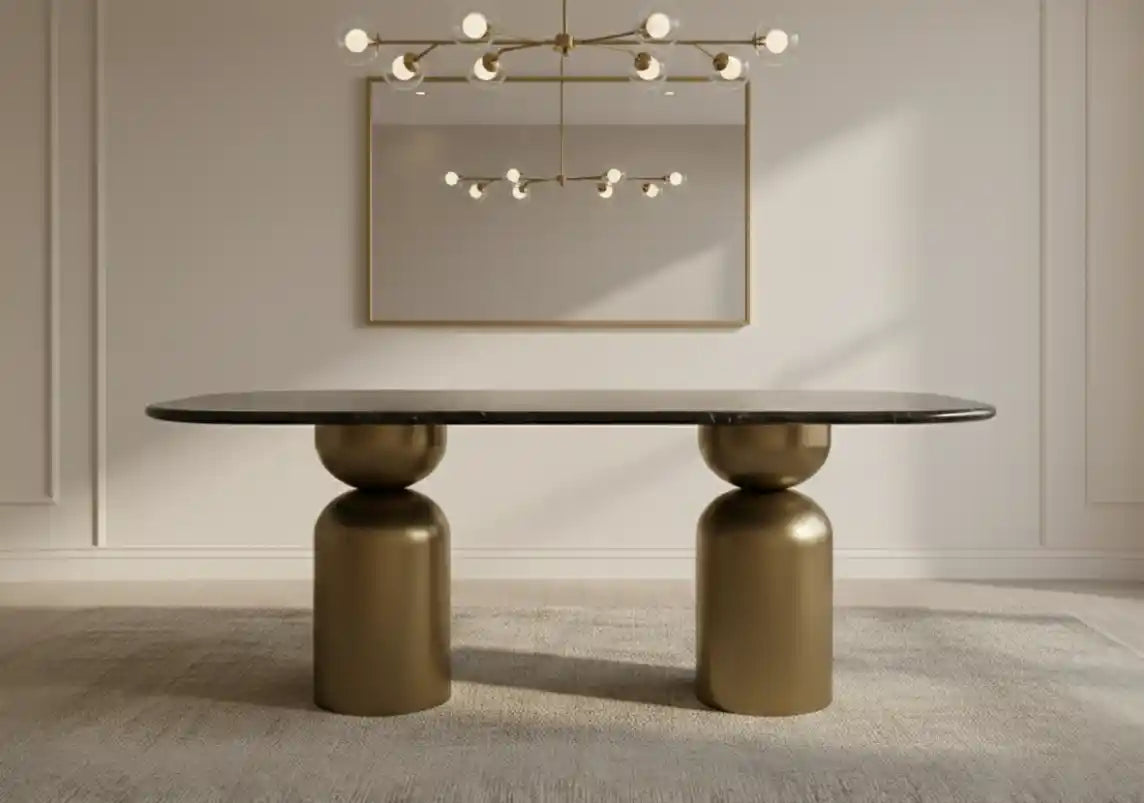 Calia Black & Brown Dining Table