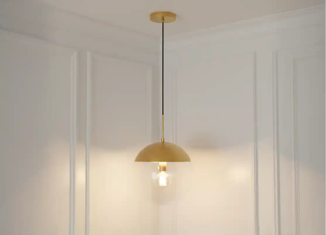 Raine Gold Finish Pendant Light