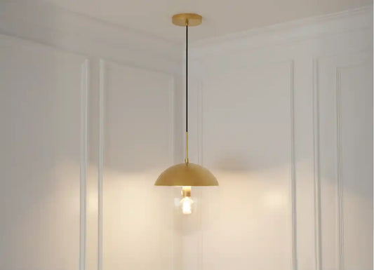Raine Gold Finish Pendant Light