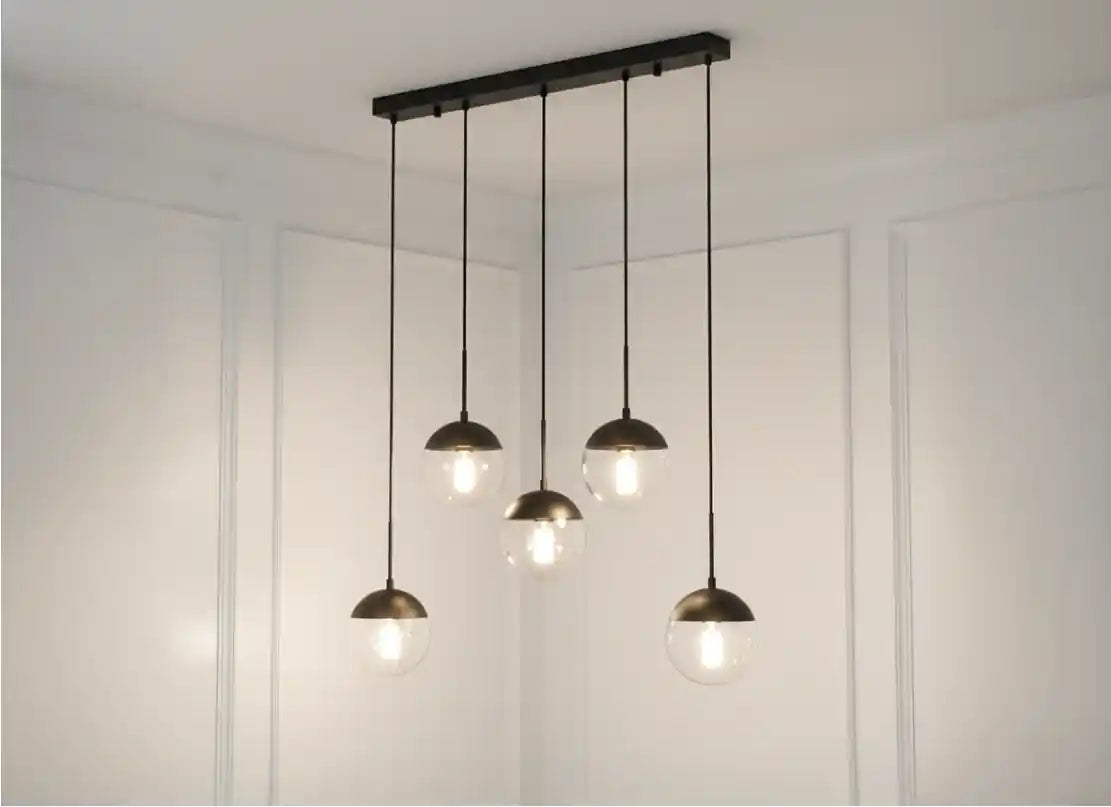 Raine Clear Glass Shades Pendant Light