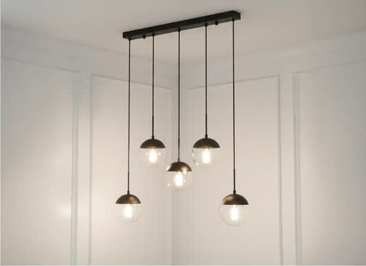 Raine Clear Glass Shades Pendant Light