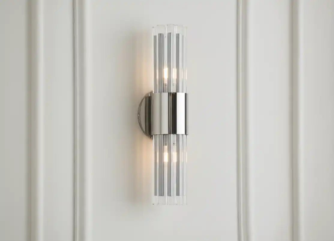 Antoinette Antique Nickel Finish Wall Lamp
