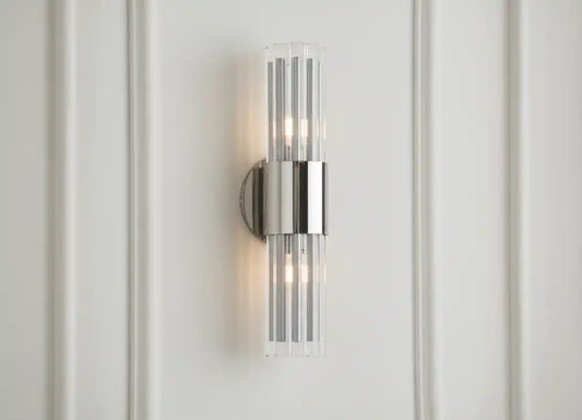 Antoinette Antique Nickel Finish Wall Lamp