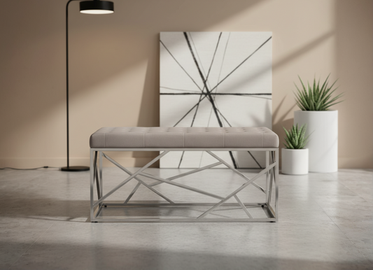 Chimes - Ariana Mink Velvet / Asymmetric Bench
