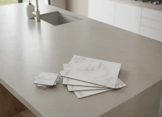 Chimes - 8 Piece Cork Placemats And Coasters