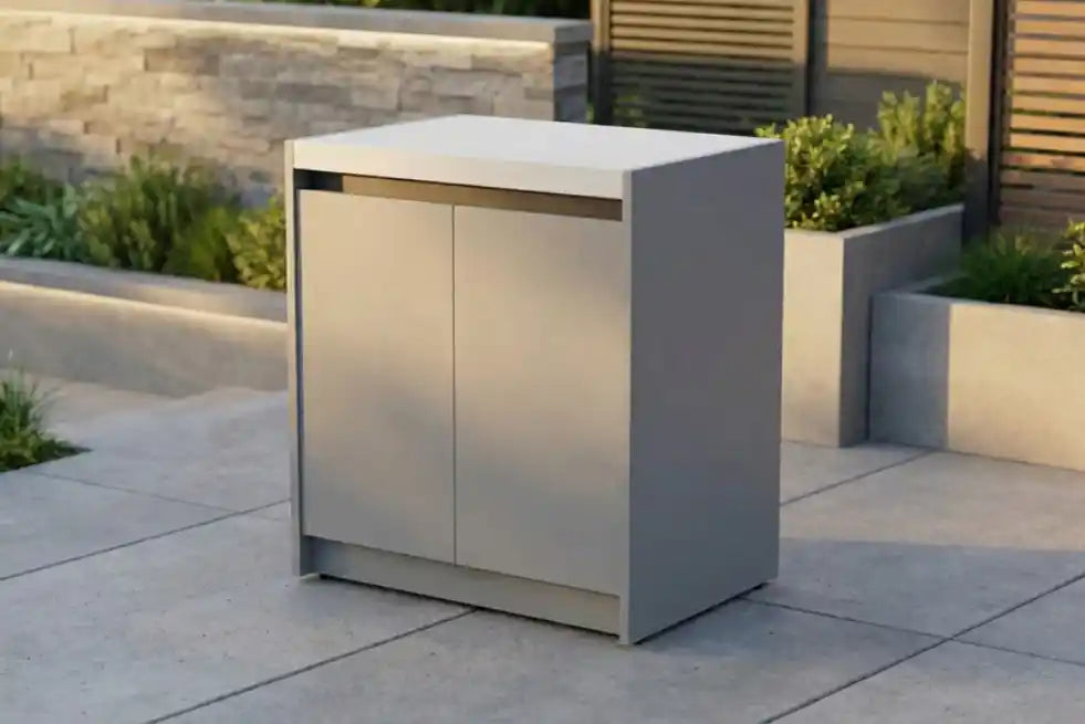 Whistler Grills - Fairford Double Door Cabinet - Grey