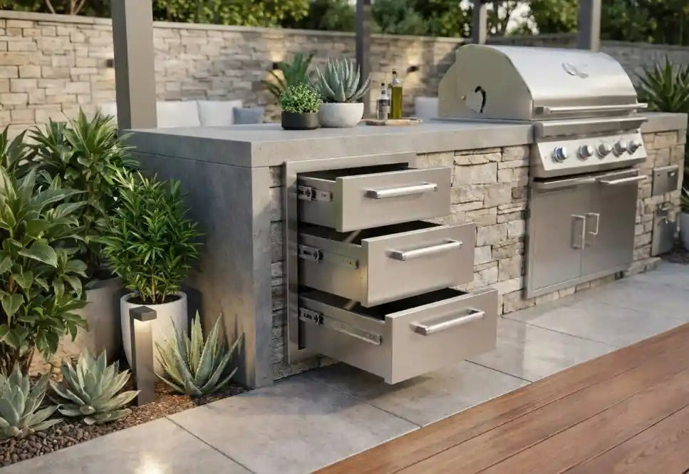Whistler Grills - Burford Built-In Triple Drawer Unit