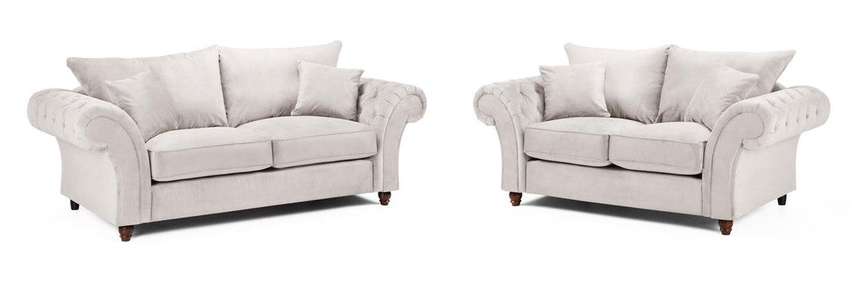 Chimes - Belvedere 2 and 3 seater sofa - Stone
