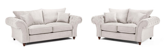 Chimes - Belvedere 2 and 3 seater sofa - Stone