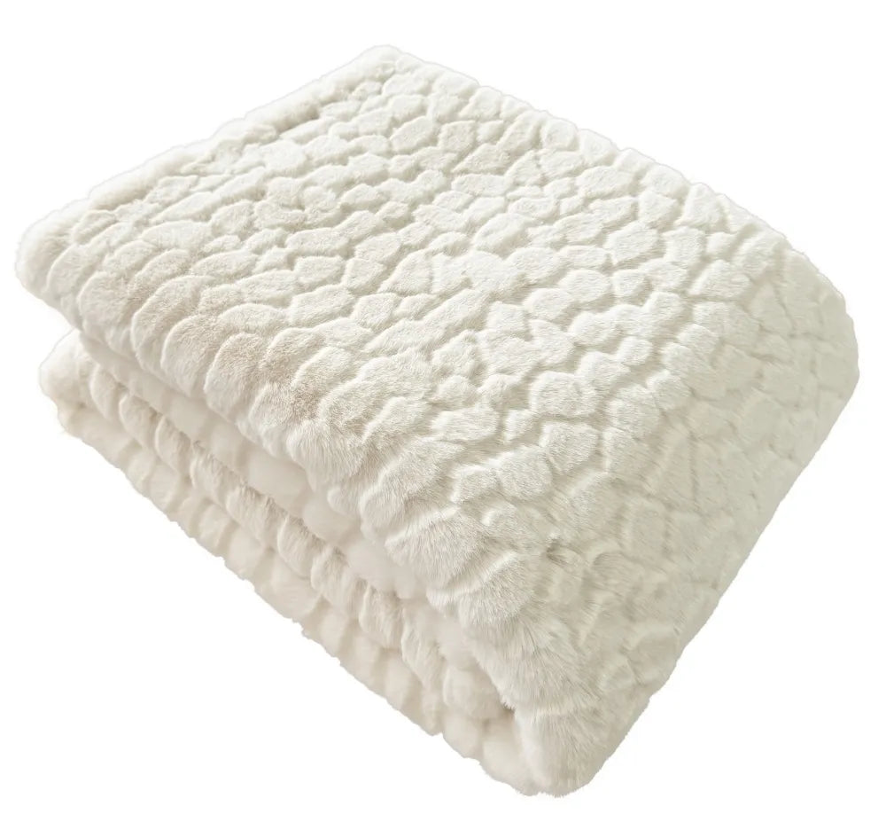 Chimes Camberwell Ivory Throw