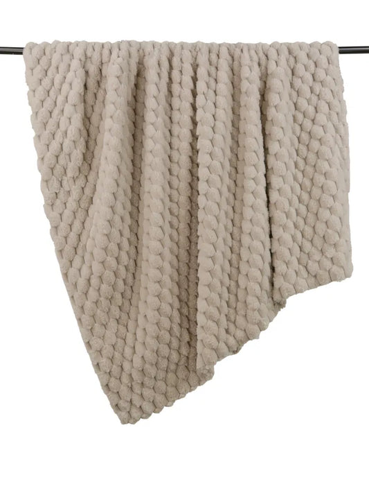 Paul Moneypenny Koochikoo Taupe Throw