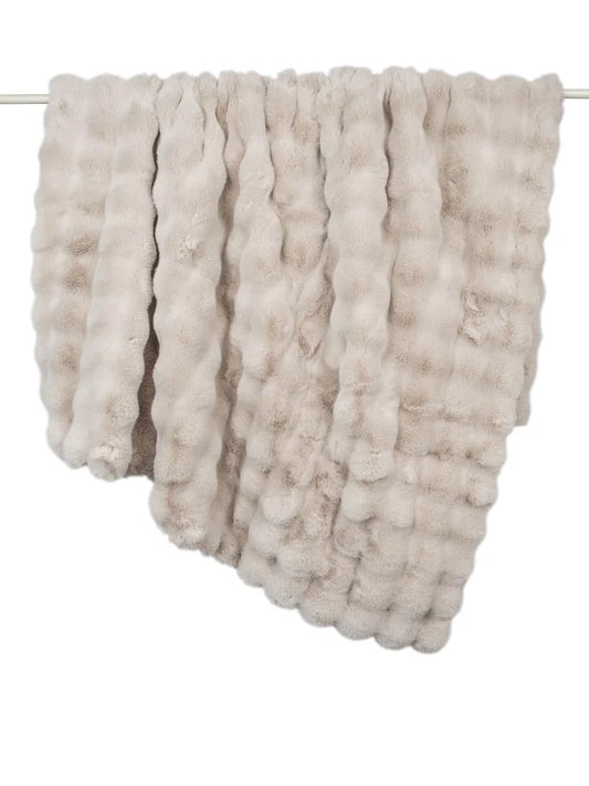 Malini Raffles Beige Throw