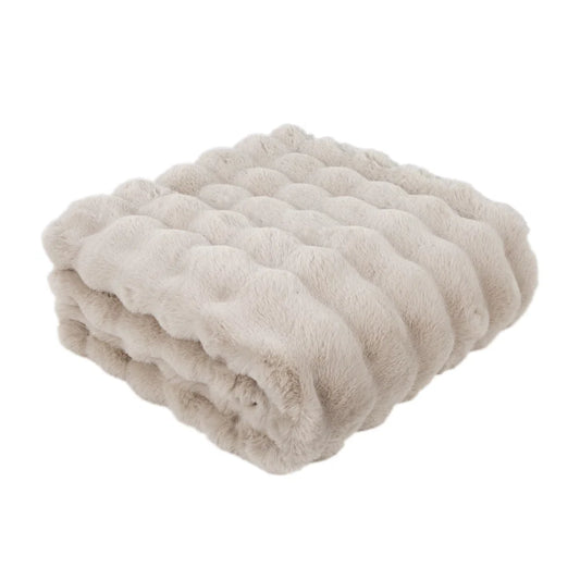 Malini Raffles Beige Throw