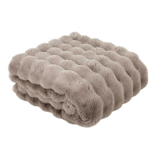 Malini Raffles Taupe Throw