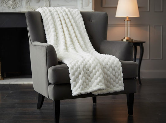 Paul Moneypenny Koochikoo Ivory Throw