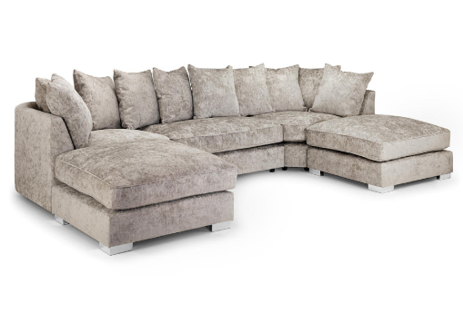 Chimes - Belfry U Sofa - Truffle