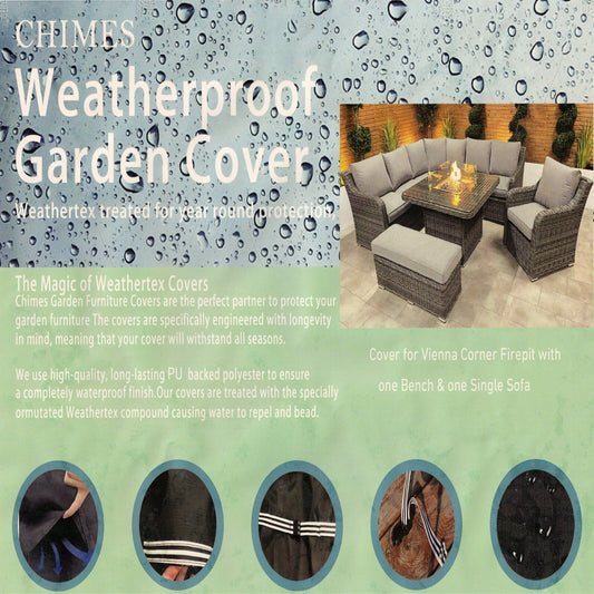 Cover Pack for Chimes Vienna Deluxe Corner Sofa Set with Bench & Armchair