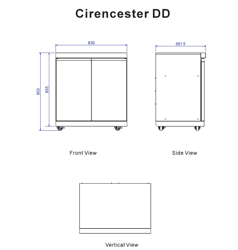 Whistler Grills - Cirencester Double Door Storage Cabinet